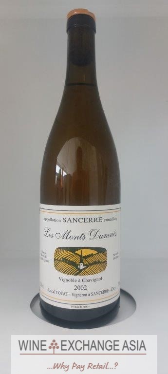 (image for) Pascal Cotat Sancerre 'Les Monts Damnés' 2002 (WS 91)-Chipped wax capsule - WAS:$196.14
